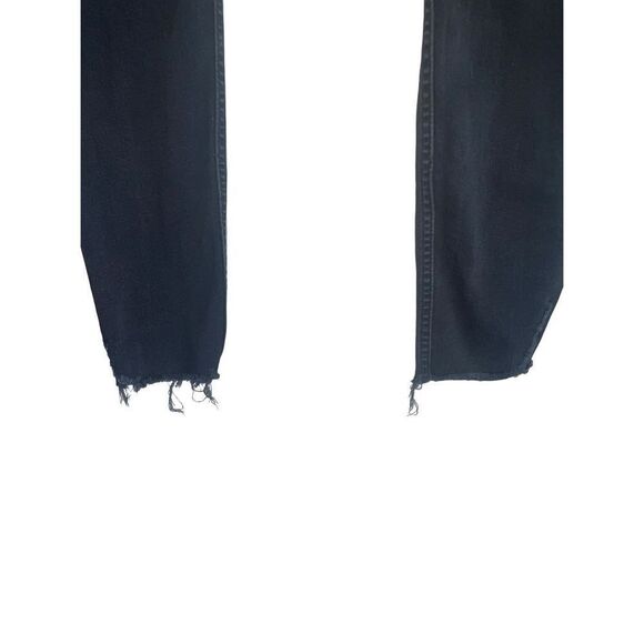 Free People Faded Black Distressed Skinny Jean - Picture 5 of 15